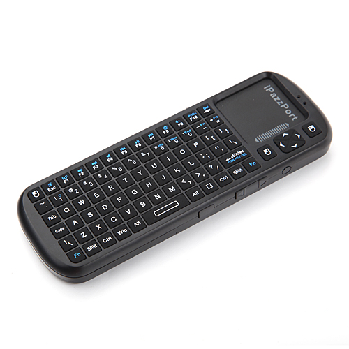 iPazzPort KP-810-19 2.4GHz Wireless Keyboard Mouse Touchpad Handheld